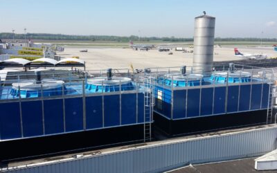 Modulare EWB-Kühltürme am Flughafen Wien